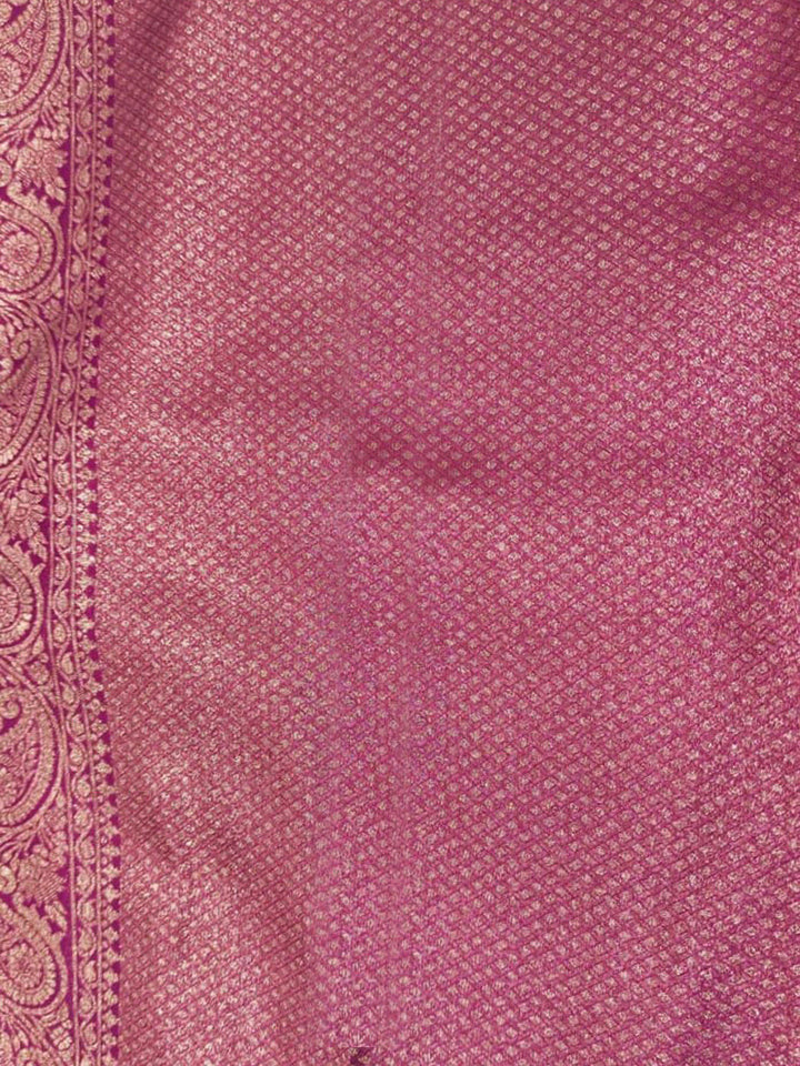 Maroon Woven Design Art Silk Kanjivaram Saree