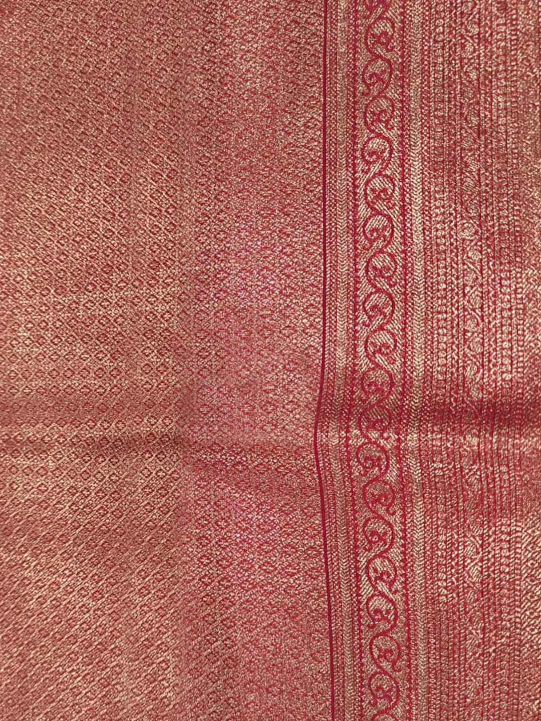 Maroon Woven Design Art Silk Kanjivaram Saree