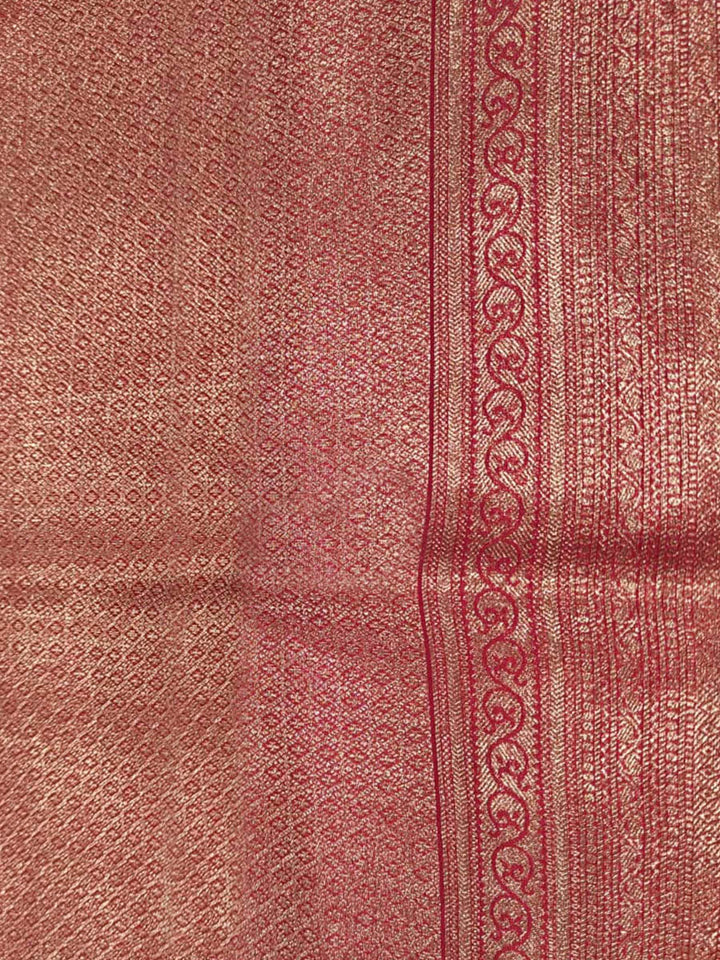 Maroon Woven Design Art Silk Kanjivaram Saree
