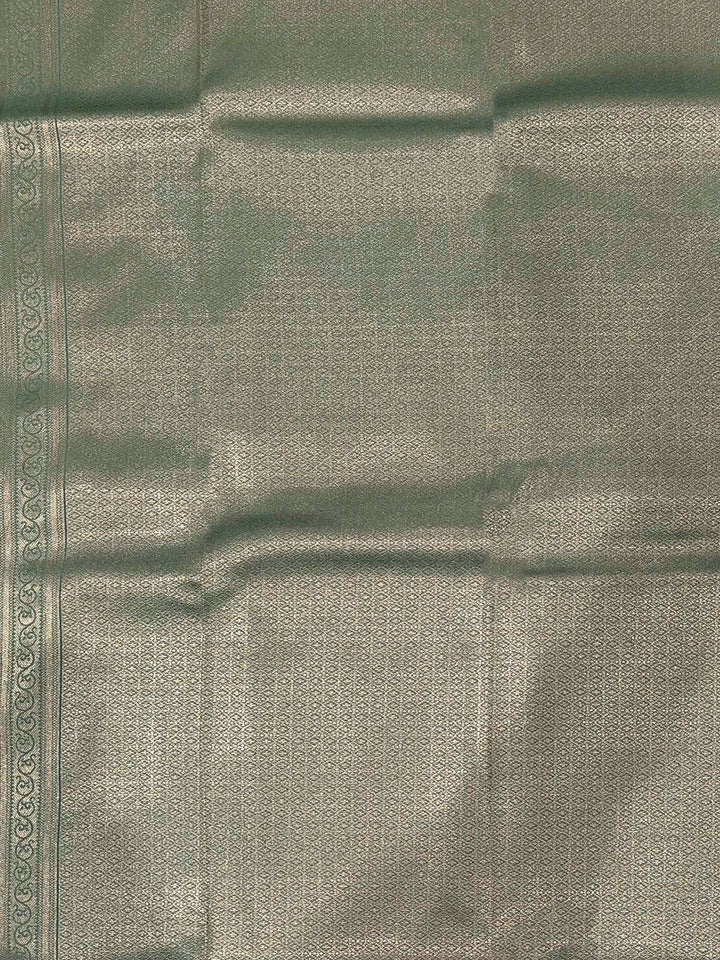 Light Green Woven Design Art Silk Kanjivaram Saree