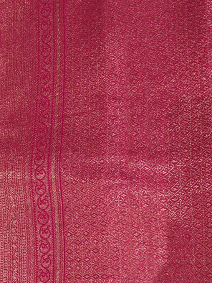 Pink Woven Design Art Silk Kanjivaram Saree