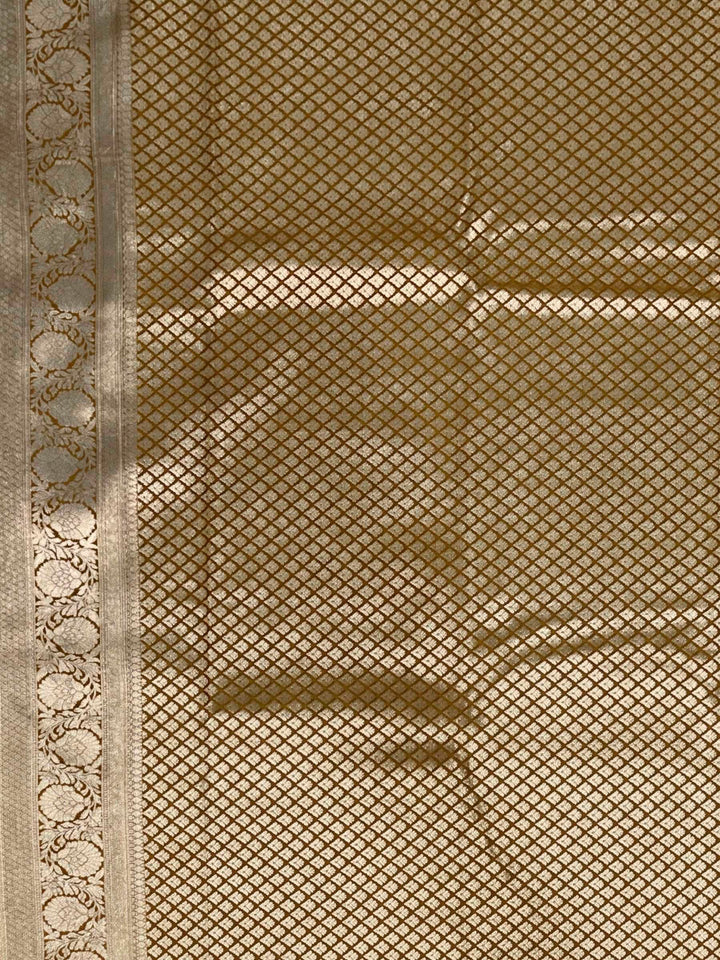 Mustard Woven Design Art Silk Kanjivaram Saree
