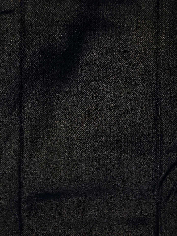 Black Woven Design Art Silk Kanjivaram Saree