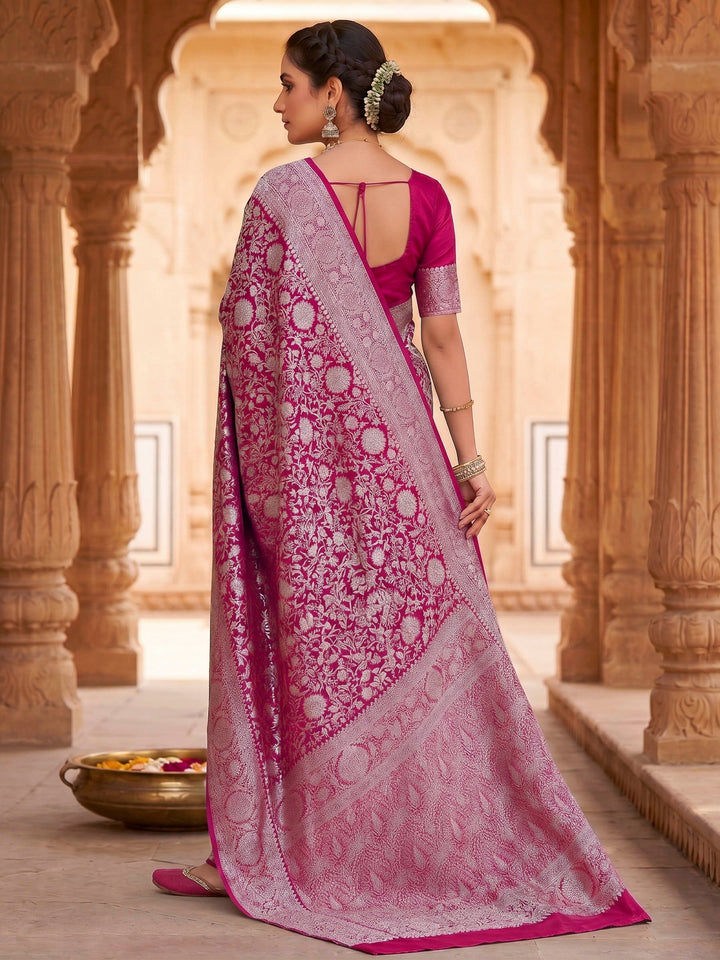 Rani Woven Design Art Silk Kanjivaram Saree