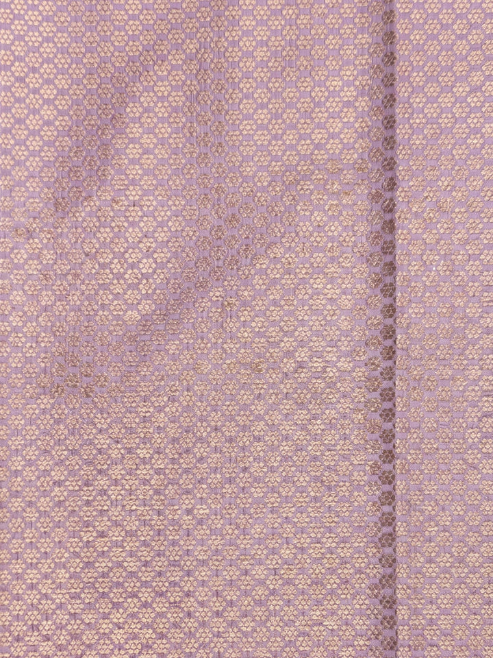 Lavender Woven Design Art Silk Kanjivaram Saree