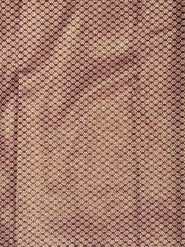 Wine Woven Design Art Silk Kanjivaram Saree