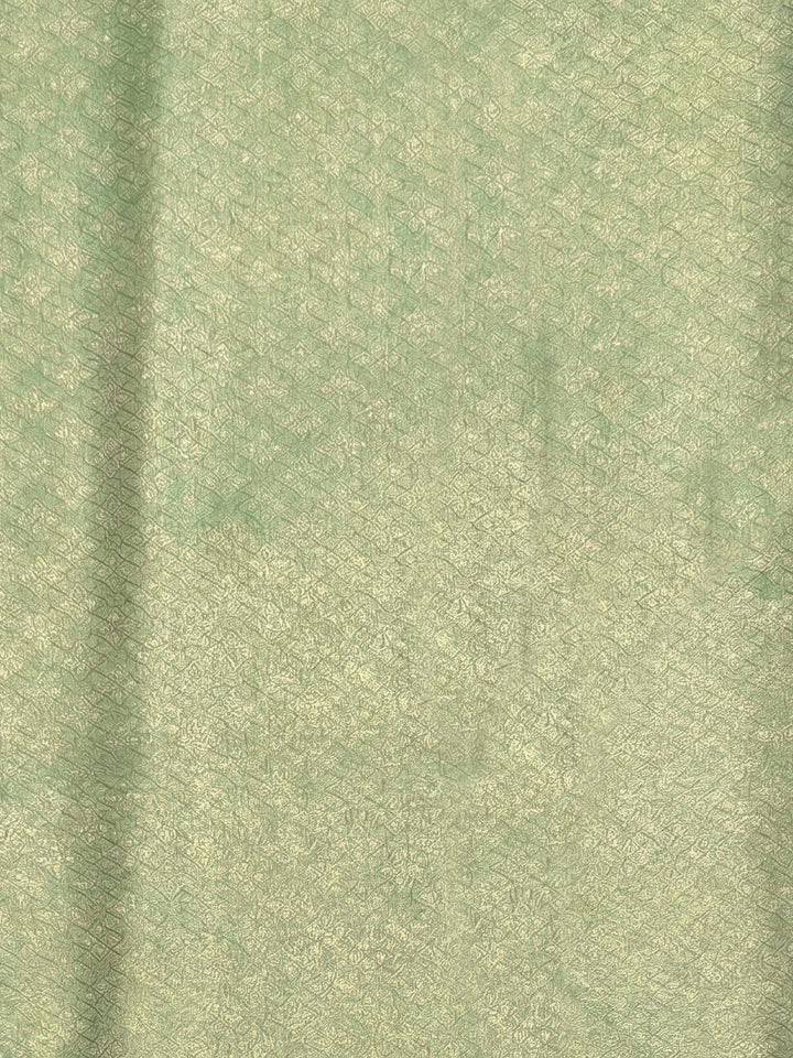 Pista Green Woven Design Art Silk Kanjivaram Saree