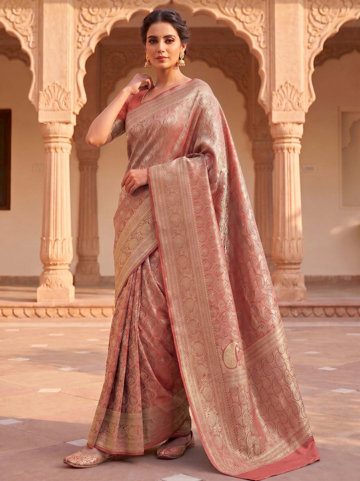 Gazari Woven Design Art Silk Kanjivaram Saree