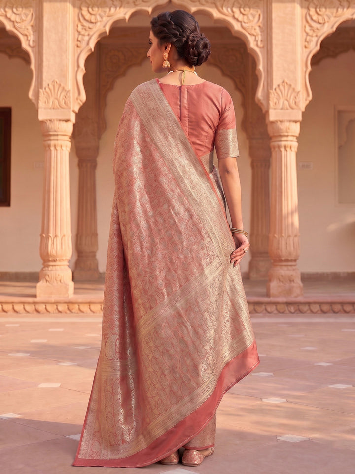 Gazari Woven Design Art Silk Kanjivaram Saree