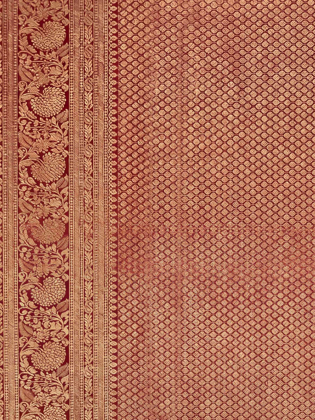 Red Woven Design Art Silk Kanjivaram Saree