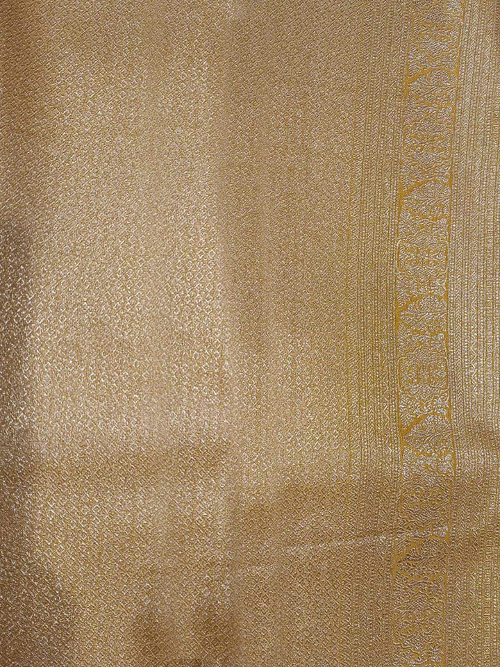 Yellow Woven Design Art Silk Kanjivaram Saree