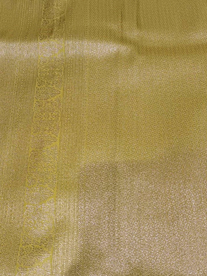 Light Green Woven Design Art Silk Kanjivaram Saree