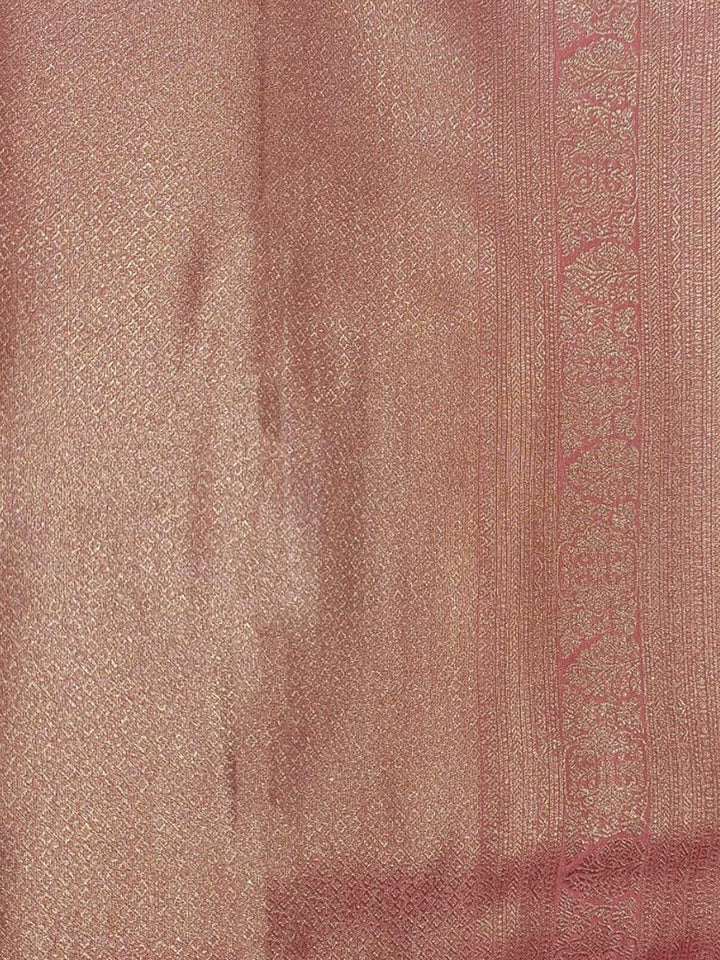Orange Woven Design Art Silk Kanjivaram Saree