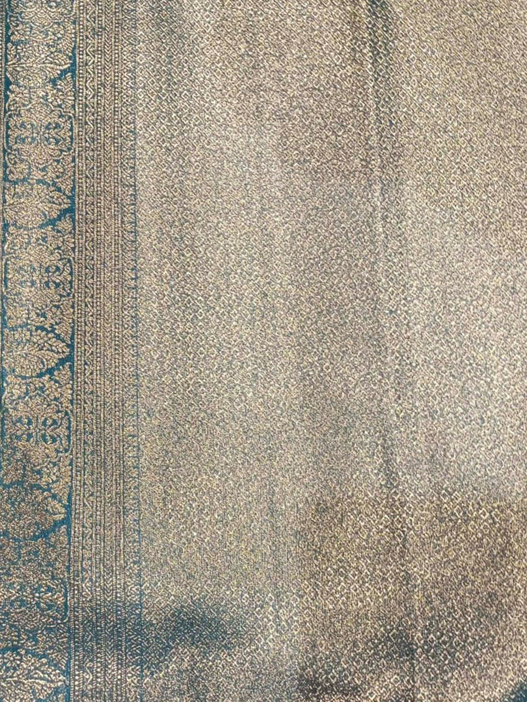 Dark Blue Woven Design Art Silk Kanjivaram Saree