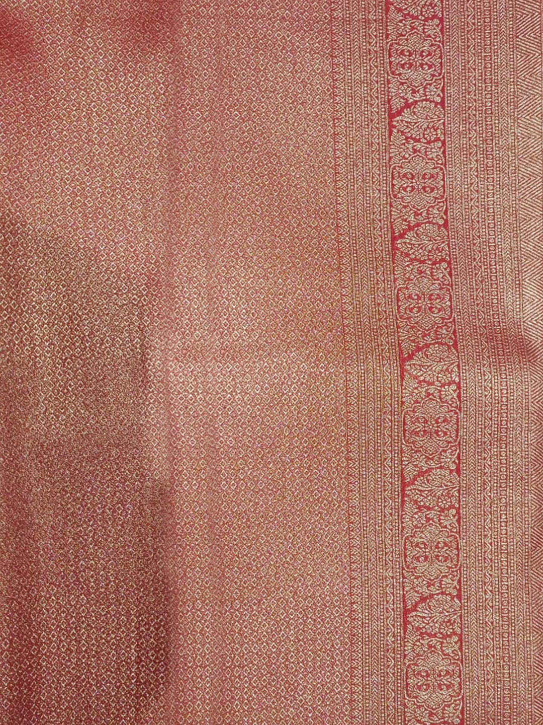 Red Woven Design Art Silk Kanjivaram Saree