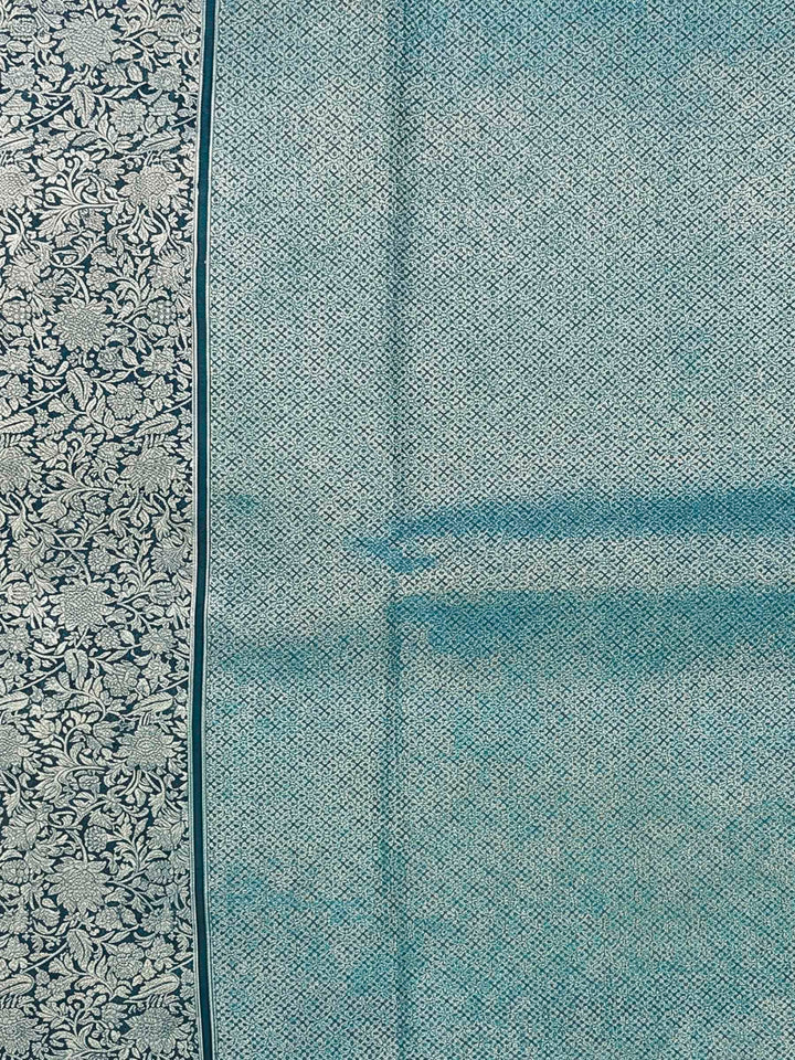Firozee Woven Design Art Silk Kanjivaram Saree