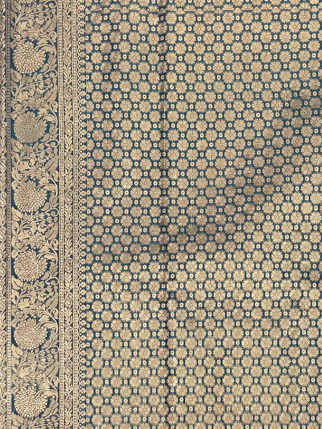 Blue Woven Design Art Silk Kanjivaram Saree