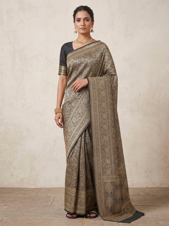 Green Woven Design Art Silk Kanjivaram Saree
