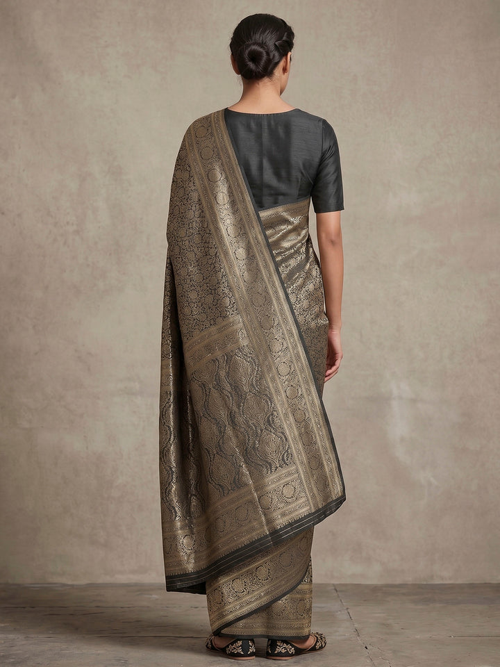 Green Woven Design Art Silk Kanjivaram Saree