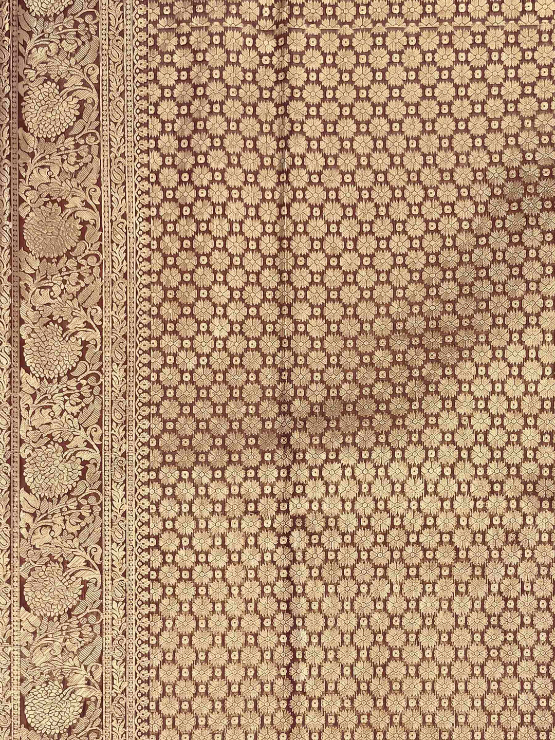 Off White Woven Design Art Silk Kanjivaram Saree