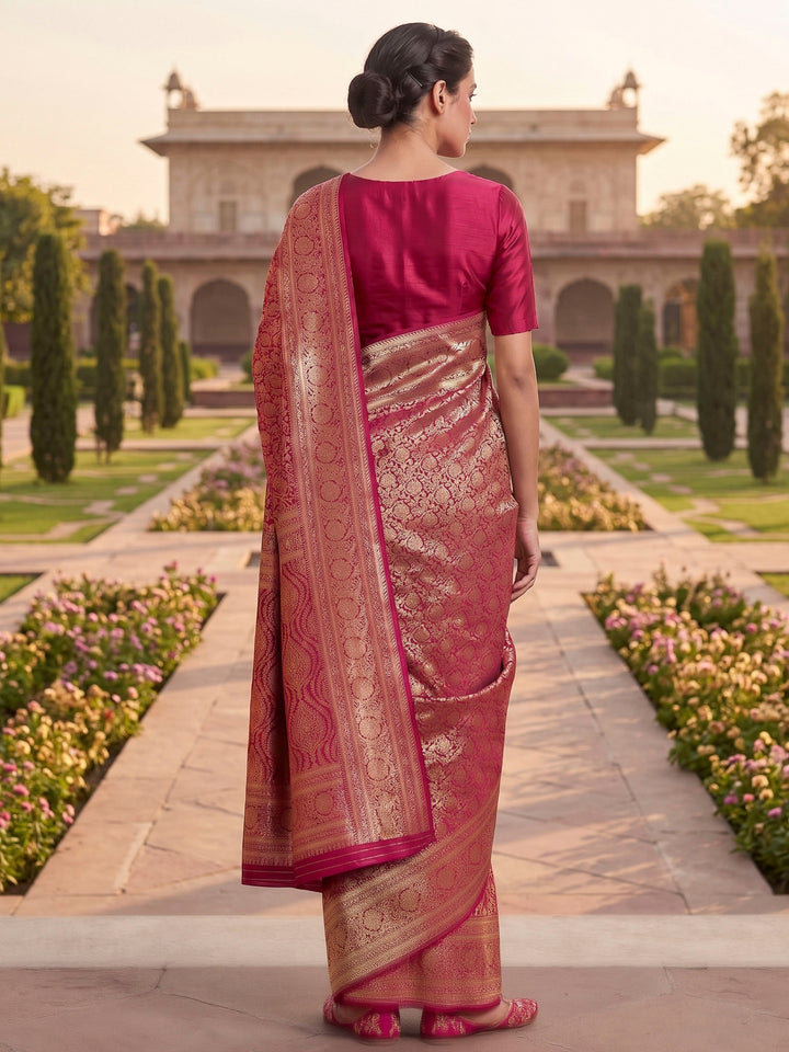 Rani Woven Design Art Silk Kanjivaram Saree