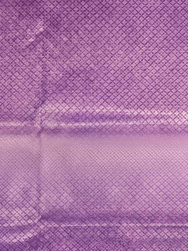 Lavender Woven Design Art Silk Kanjivaram Saree