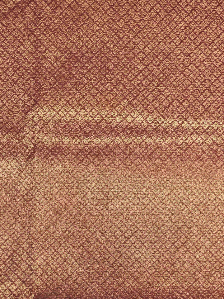 Wine Woven Design Art Silk Kanjivaram Saree