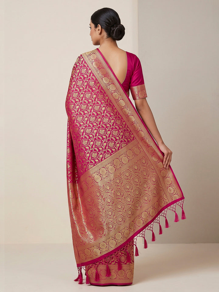 Rani Woven Design Dola Silk Saree