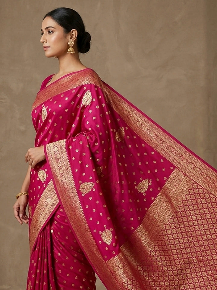 Rani Woven Design Dola Silk Saree