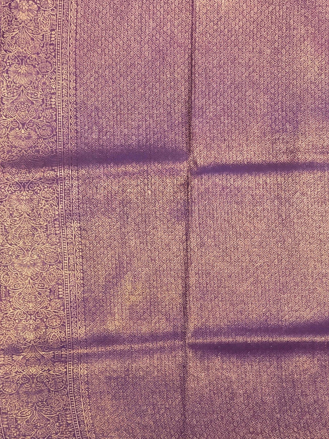 Lavender Woven Design Art Silk Kanjivaram Saree