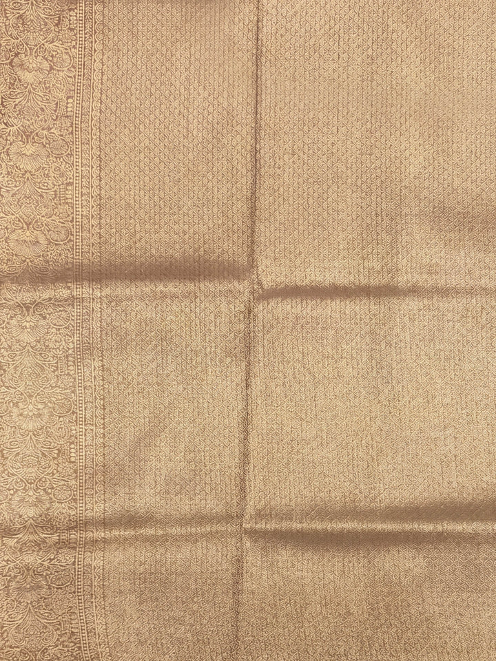 Off White Woven Design Art Silk Kanjivaram Saree