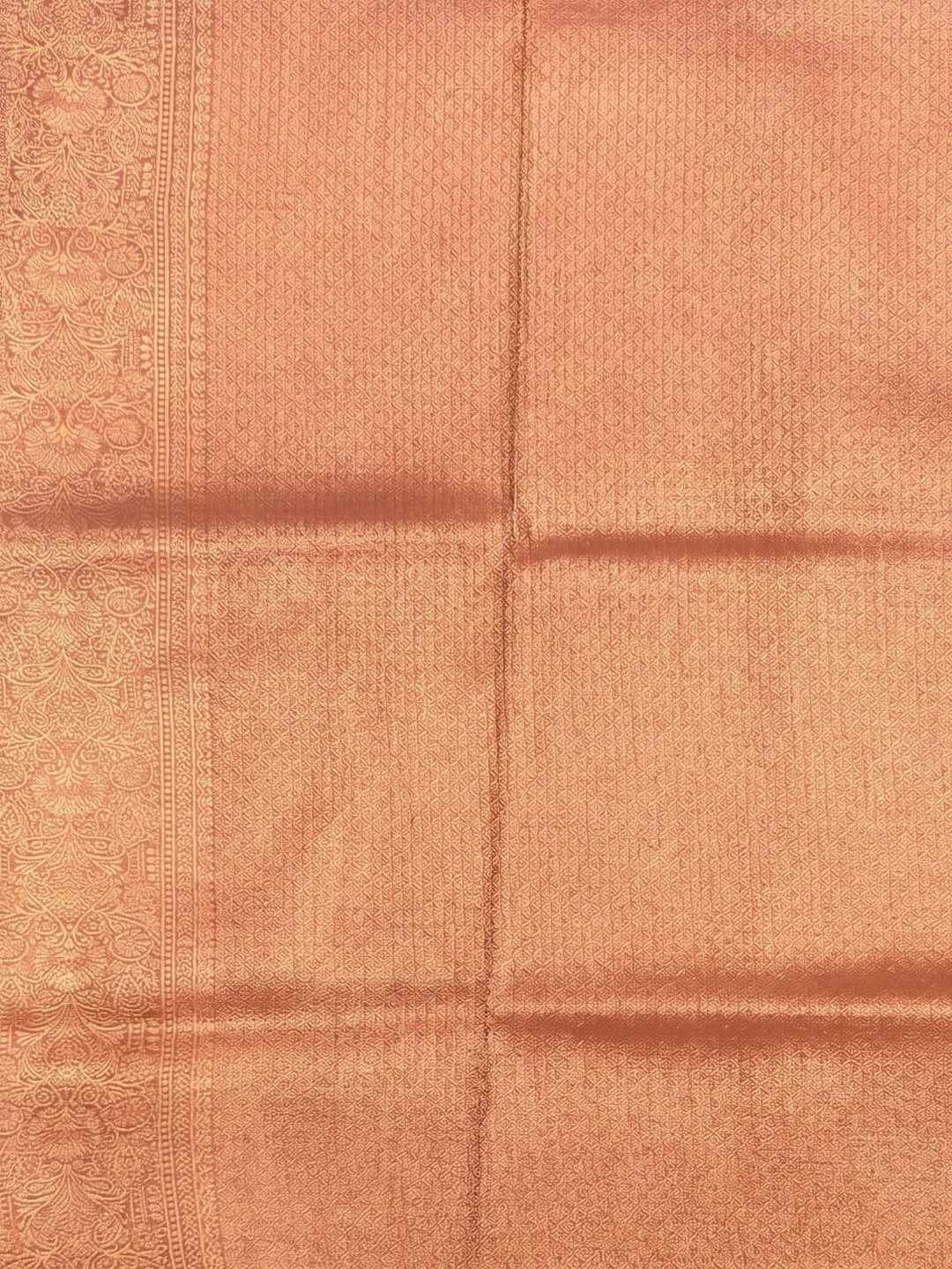 Peach Woven Design Art Silk Kanjivaram Saree