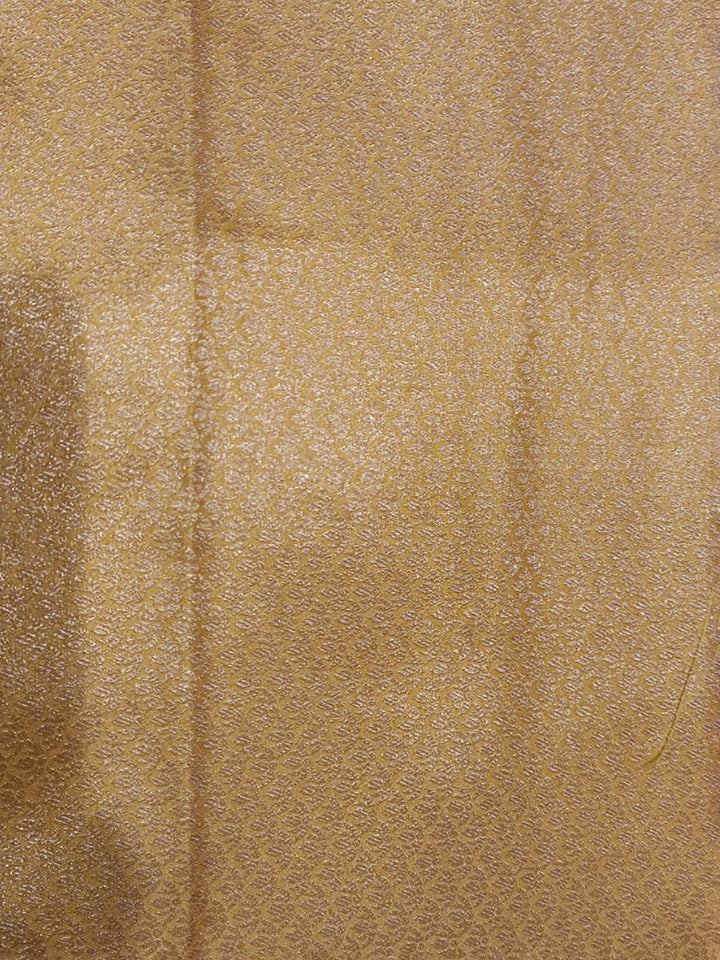 Mustard Woven Design Art Silk Kanjivaram Saree