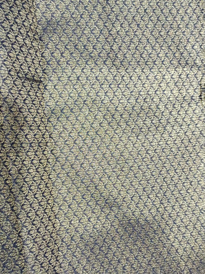 Navy Blue Woven Design Art Silk Kanjivaram Saree