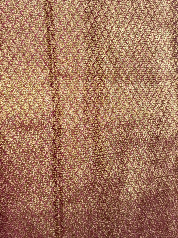 Wine Woven Design Art Silk Kanjivaram Saree