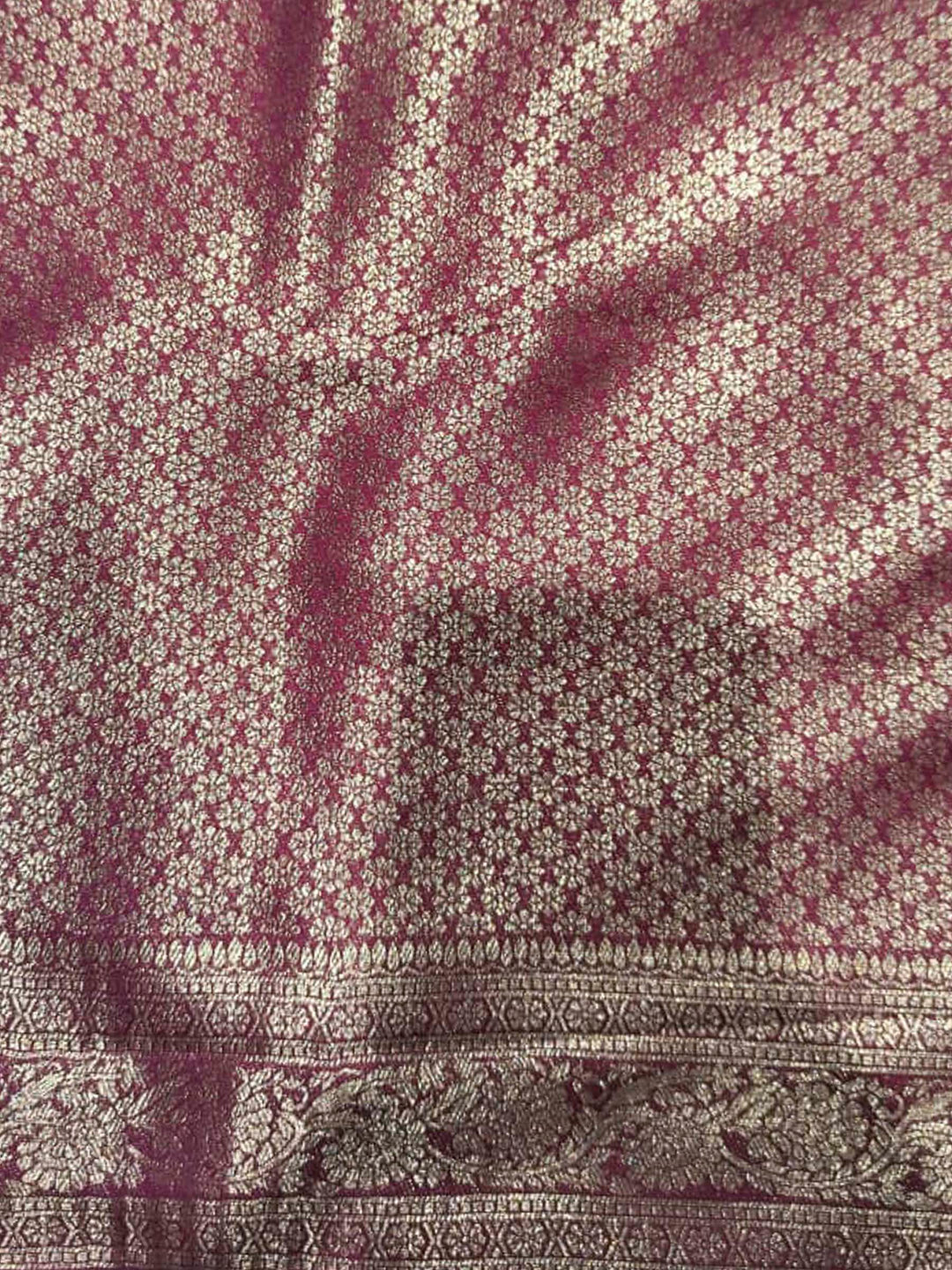 Maroon Woven Design Art Silk Kanjivaram Saree