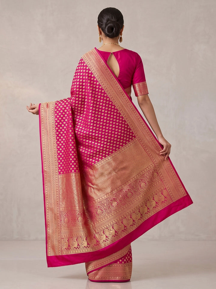 Rani Woven Design Art Silk Kanjivaram Saree