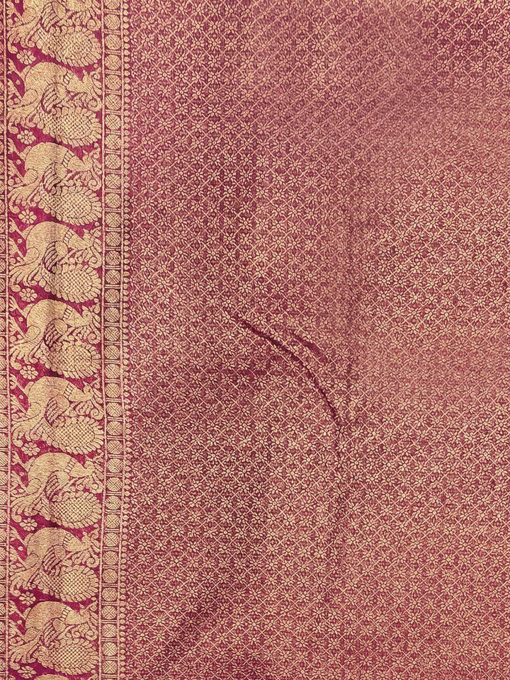 Rani Woven Design Art Silk Kanjivaram Saree