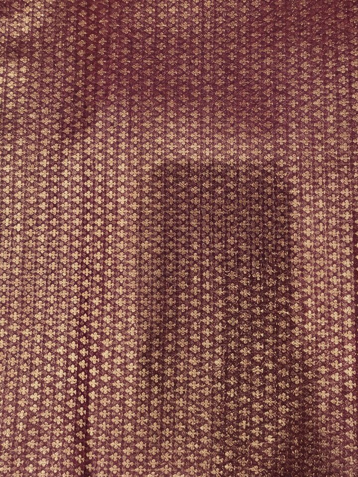 Maroon Woven Design Art Silk Kanjivaram Saree