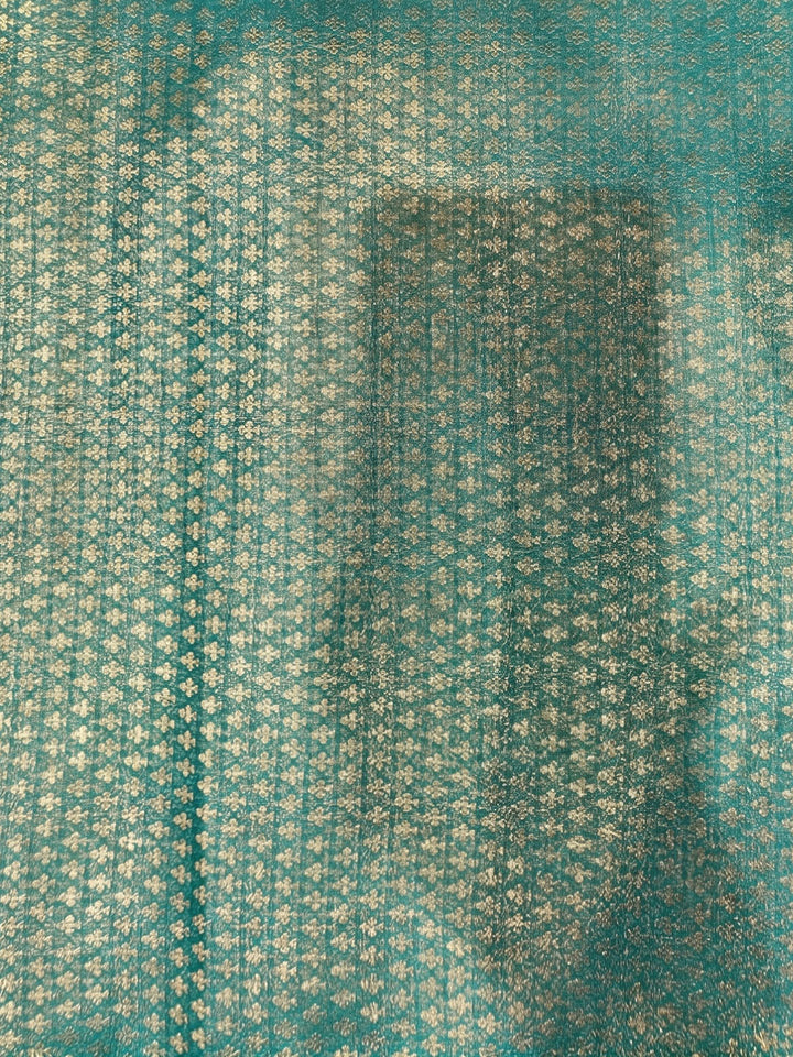 Rama Green Woven Design Art Silk Kanjivaram Saree