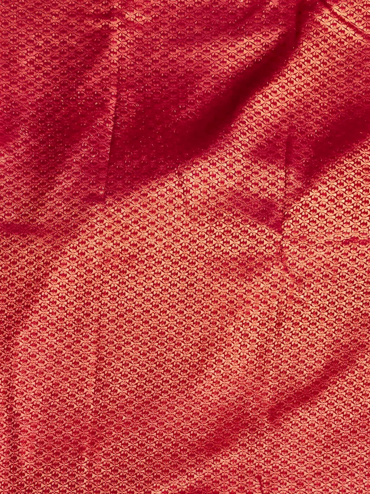 Red Woven Design Art Silk Kanjivaram Saree