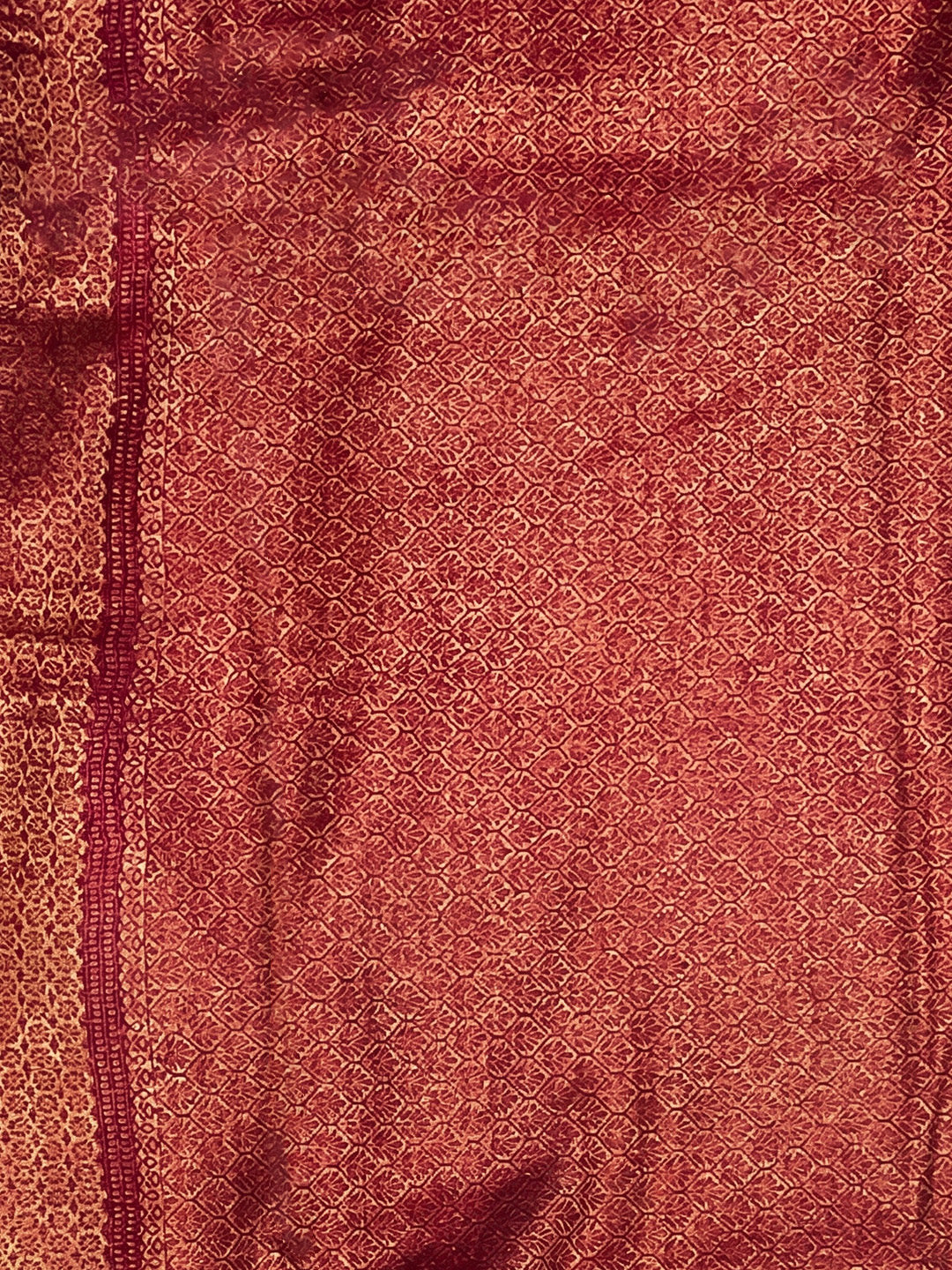 Maroon Woven Design Art Silk Kanjivaram Saree