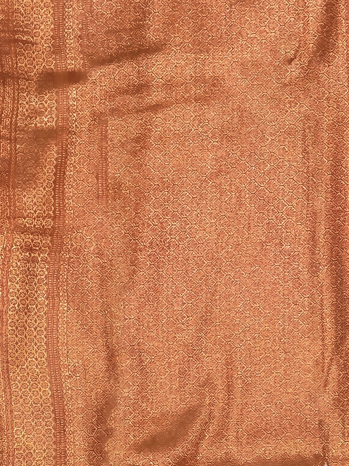 Off White Woven Design Art Silk Kanjivaram Saree