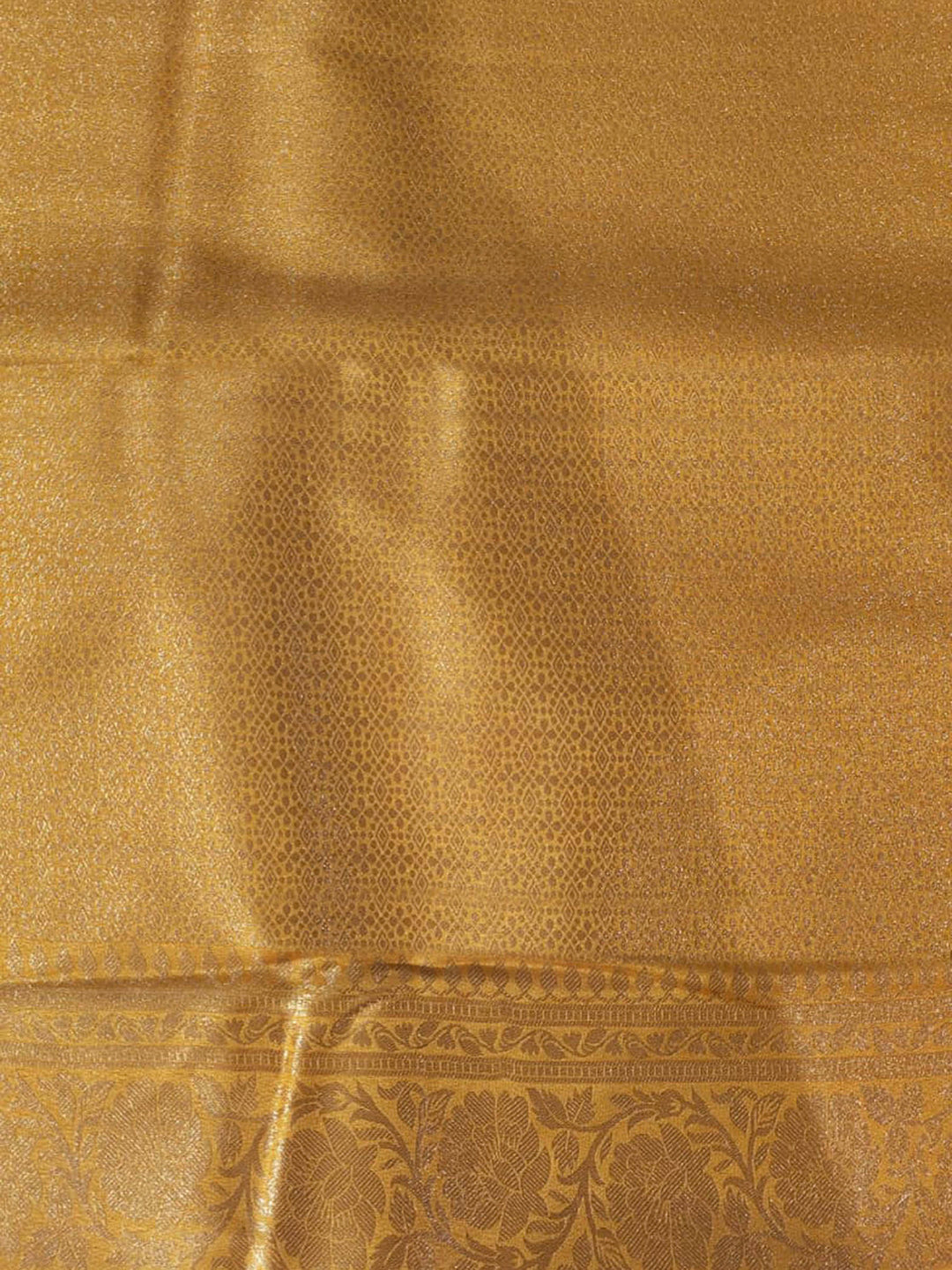 Yellow Woven Design Art Silk Kanjivaram Saree