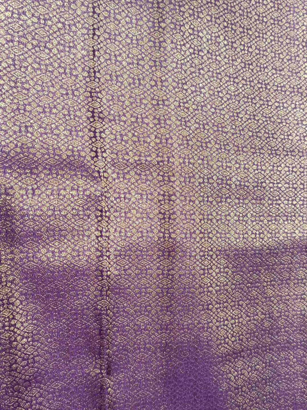 Purple Woven Design Art Silk Kanjivaram Saree