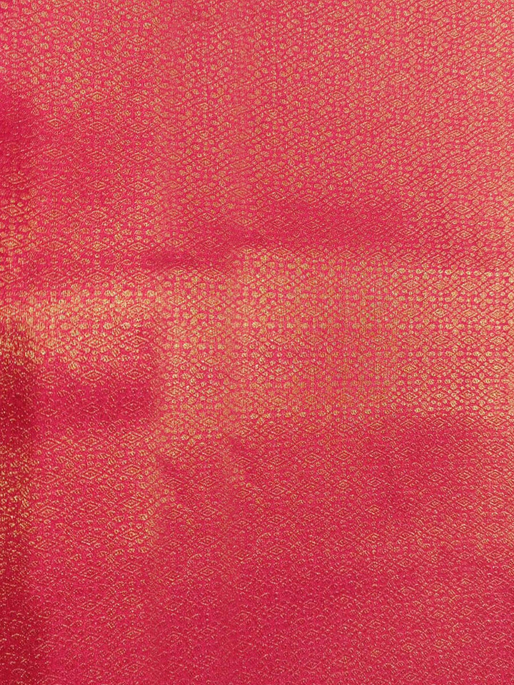 Pink Woven Design Art Silk Kanjivaram Saree