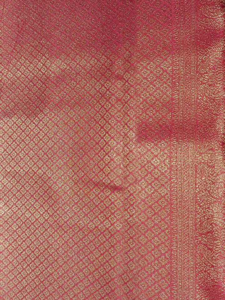 Maroon Woven Design Art Silk Kanjivaram Saree