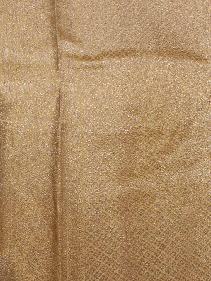 Yellow Woven Design Art Silk Kanjivaram Saree