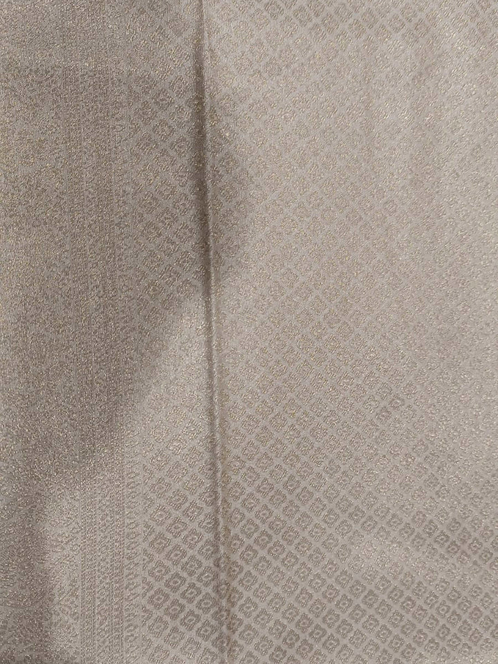 Off White Woven Design Art Silk Kanjivaram Saree