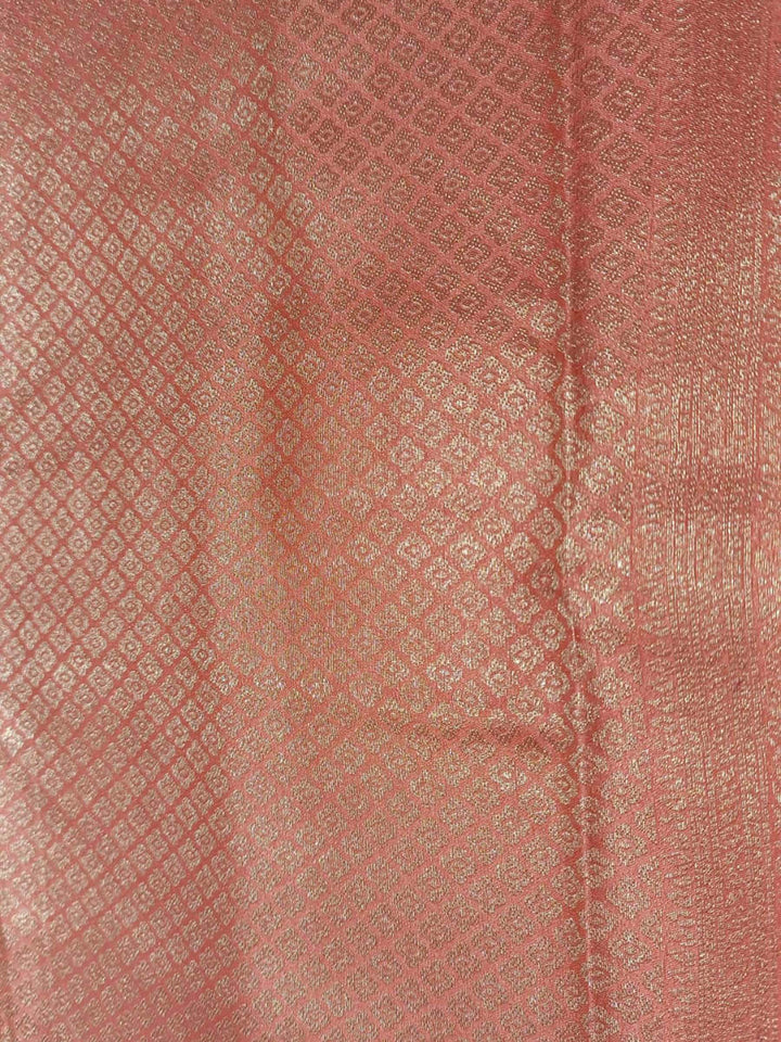 Orange Woven Design Art Silk Kanjivaram Saree
